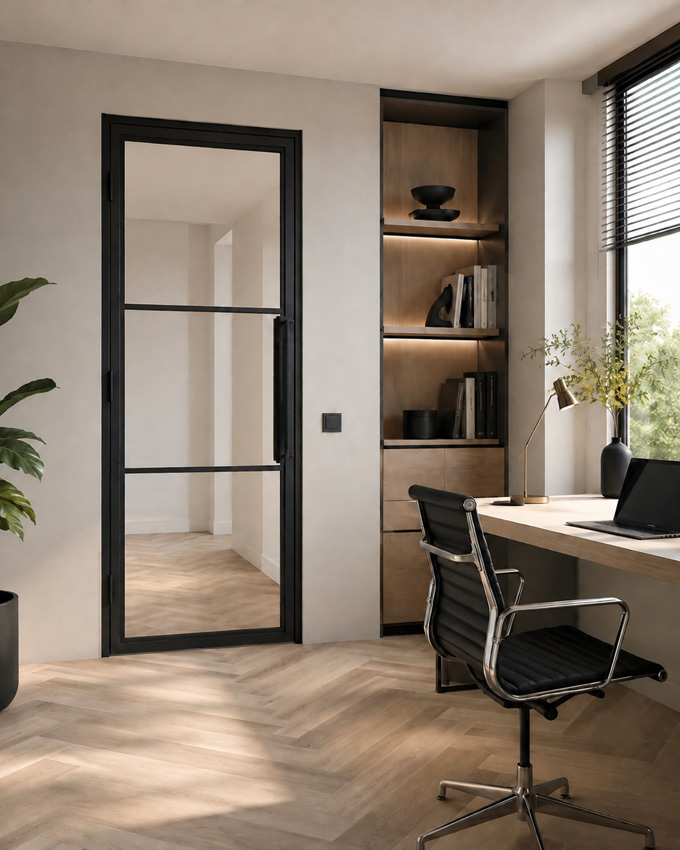 Porte intérieure Fer forgé 3W Tara 880 x 2040 mm Droite