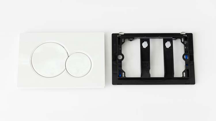 Plaque de commande Hope blanc compatible avec UP320 réservoirs de chasse