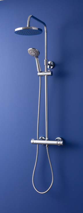 Doucheset Sara thermostatisch chroom