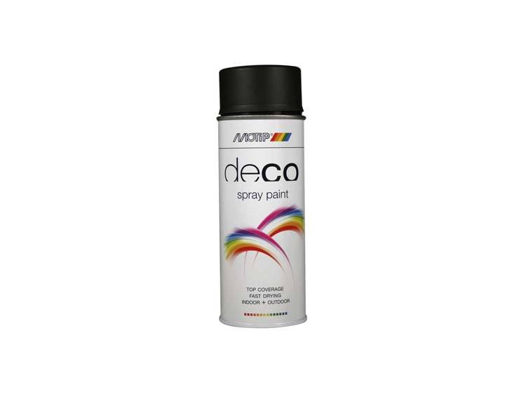 Motip Deco laque en spray paint satin 0,4l noir foncé