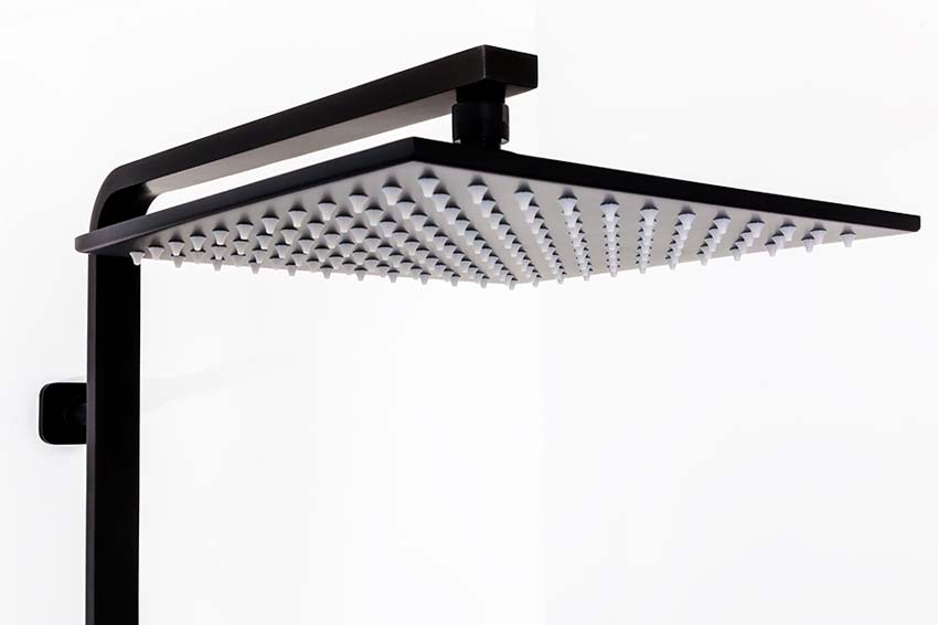 Doucheset Hifune thermostatisch met cooltouch zwart