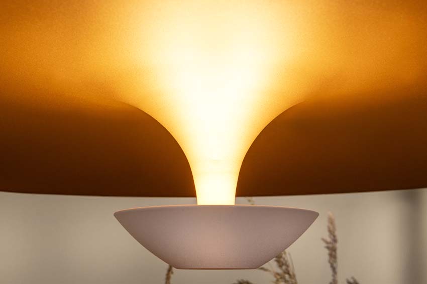 Lucide Premium Kenneth - Suspension - Ø60cm - LED dimmable - 1x16W 2700K - Blanc