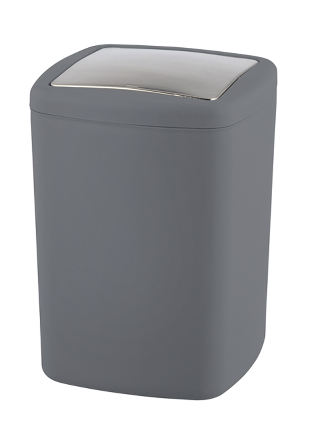 Afvalemmer Wenko Barcelona 8,5L antraciet