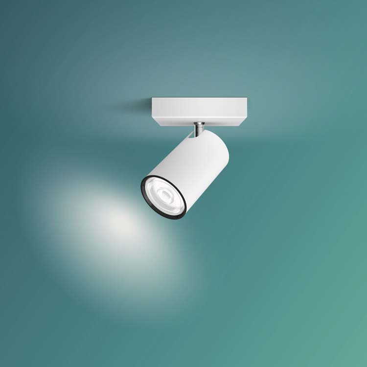 Spot en applique Single Spot Blanc 5,5W