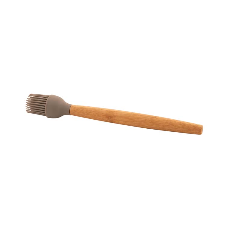 Borstel Point-Virgule silicone bamboe handvat bruin