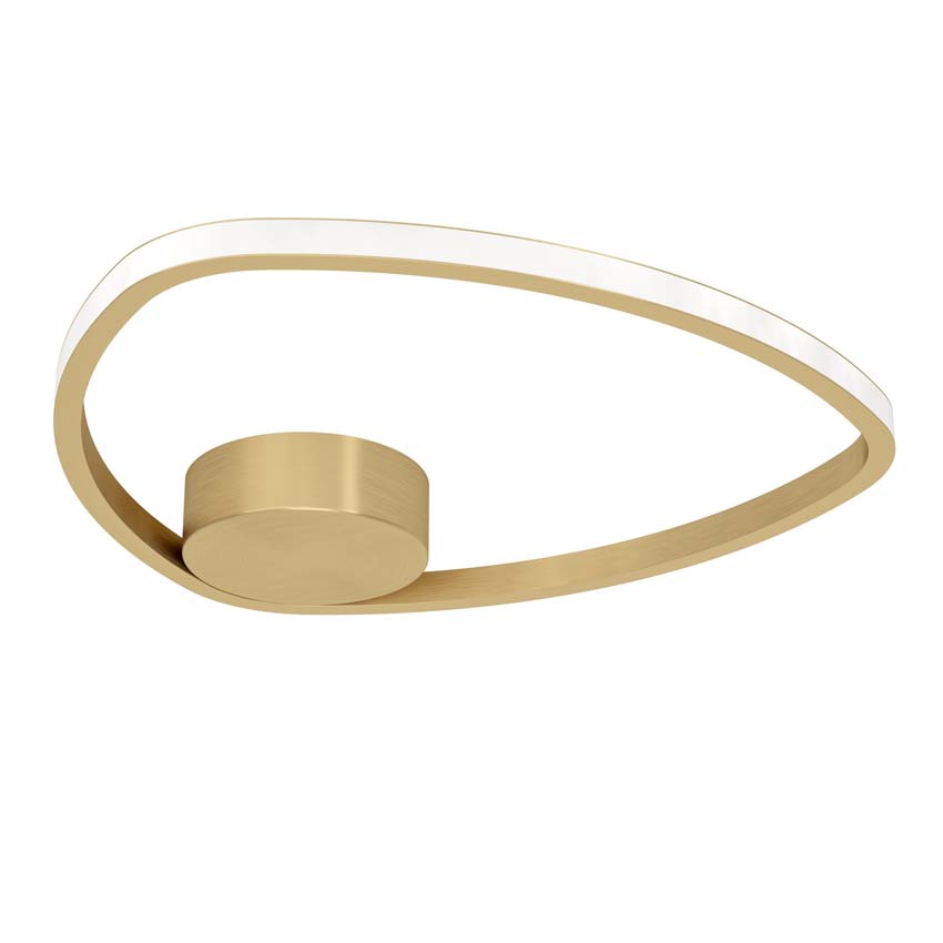 Plafonnière - goud - 37,5cm - dimbaar - LED - 13,5W - 3000/4000/6500K