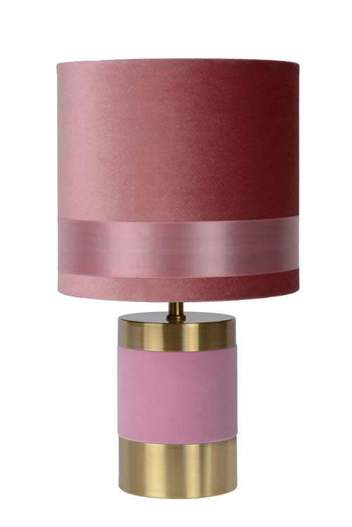 Lucide EXTRAVAGANZA FRIZZLE - Tafellamp - Ø 18 cm - 1xE14 - Roze