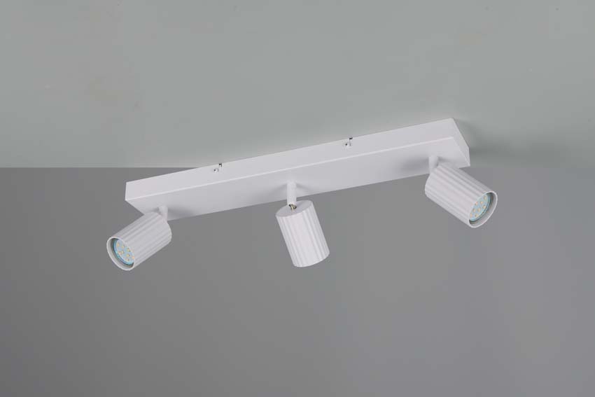 Spot en saillie - Blanc - 50x9x14,5cm - Dimmable - GU10 - 3x10W