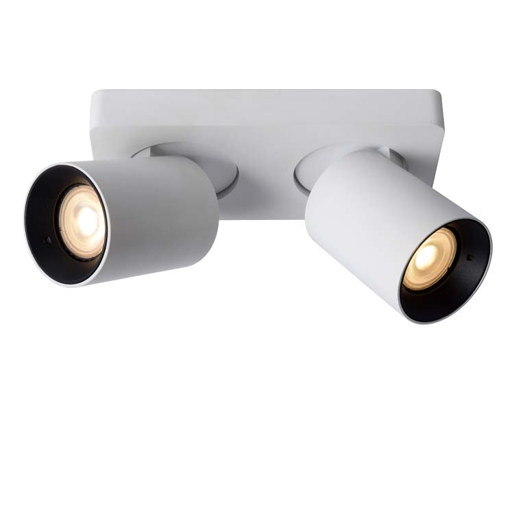 NIGEL Spot Plafond 2xGU10/5W DTW Blanc