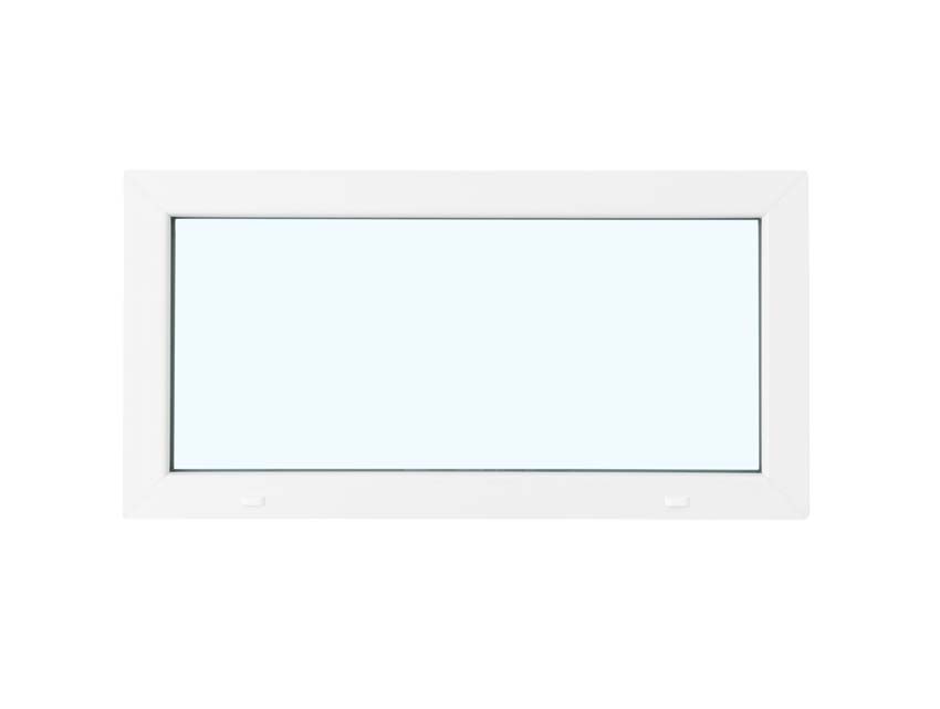 Vast raam pvc wit budget B2500XH2100 mm