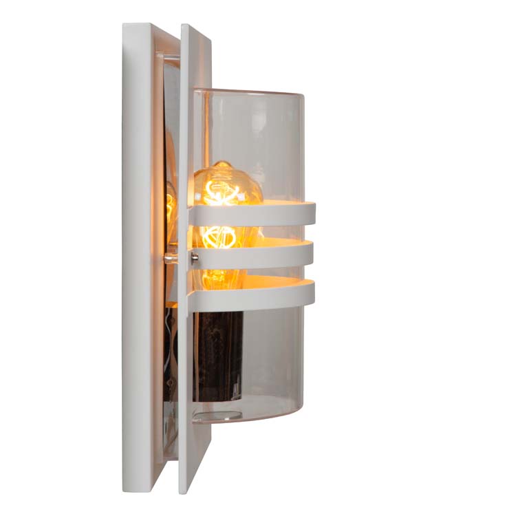 Lucide PRIVAS - Applique murale Extérieur - 1xE27 - IP44 - Blanc