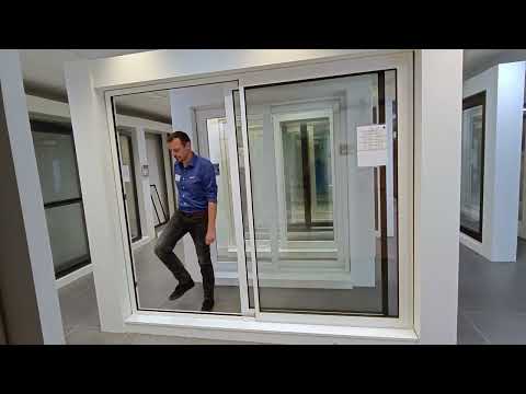 Fenêtre coulissant Belio Alu R9016 blanc 1800x2100mm Fenêtre coulissant Belio Alu R9016 blanc 1800x2100mm