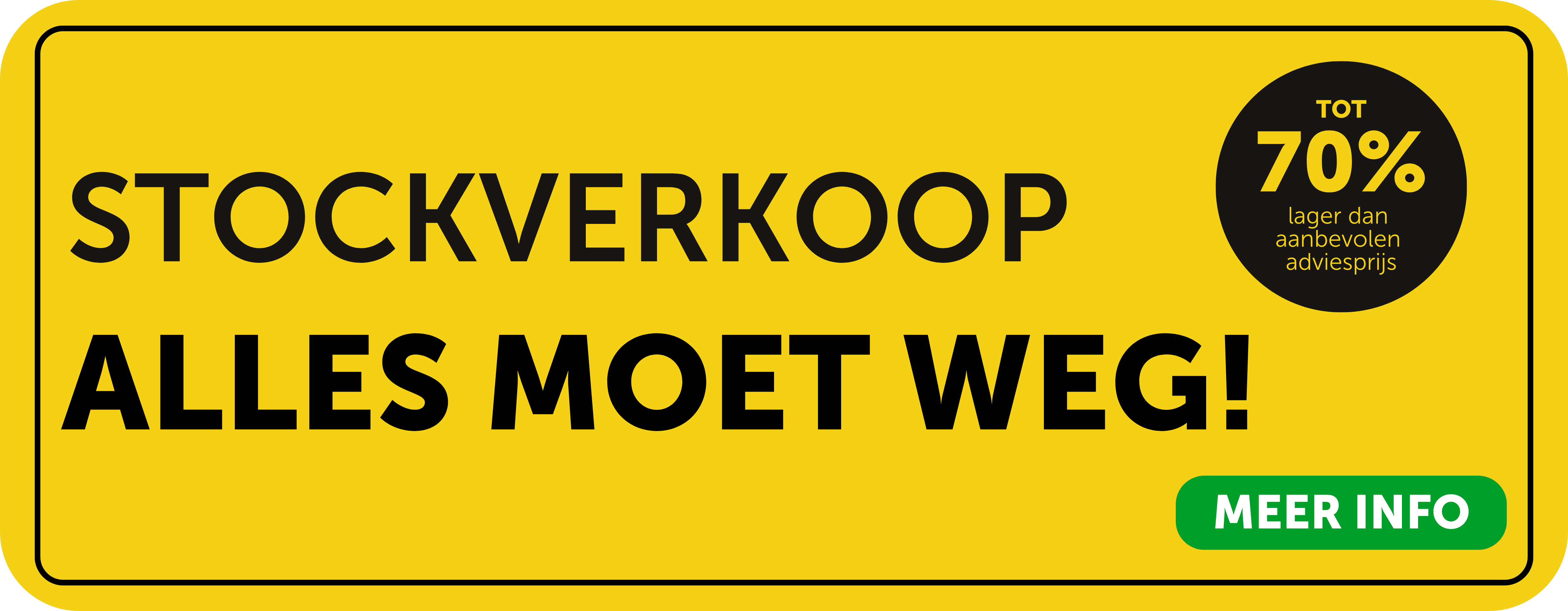 Stockverkoop Zelfbouwmarkt