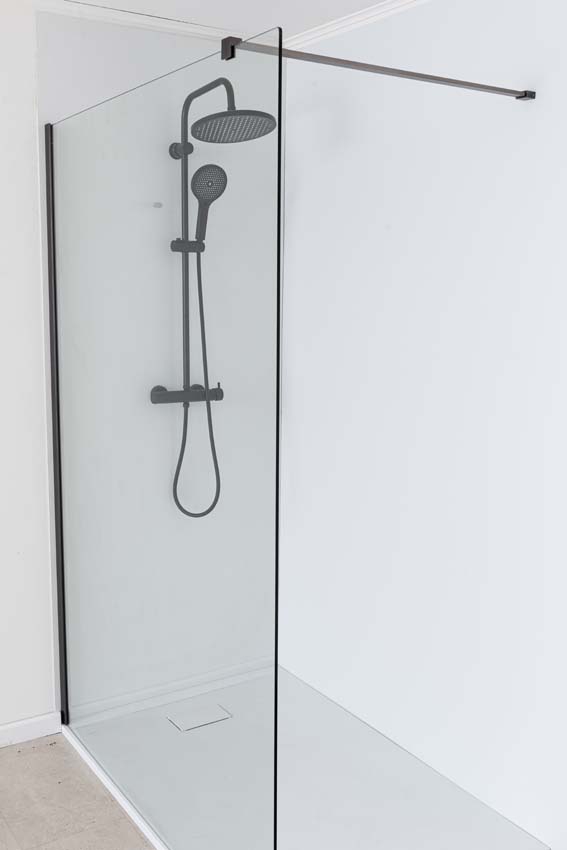 Revêtement de paroi de douche Milo set 91,4 + 152,4 x 243,8cm blanc