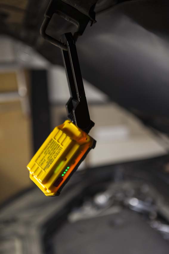 projecteur de chantier Elia - noir - 2W - 4000K - IP54 - USB