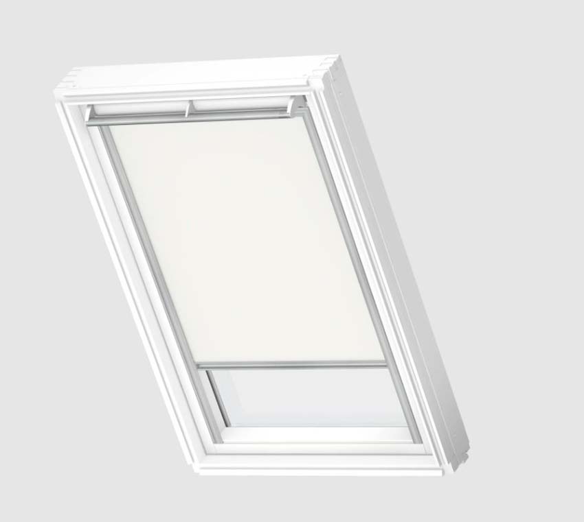 Store enrouleur Velux occultant à commande manuelle blanc MK04 1025S