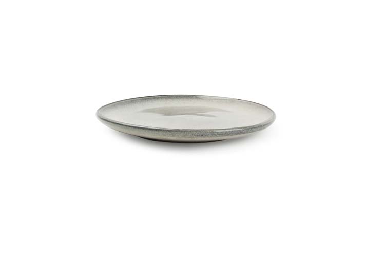 Assiette plate 20 cm verte bleue Meridian