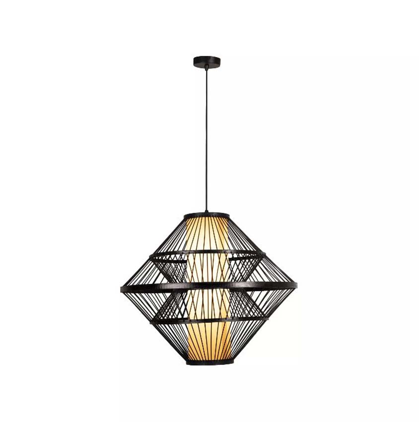 Lucide Essential Pasquino - Suspension - Ø60cm - 1xE27 - Noir