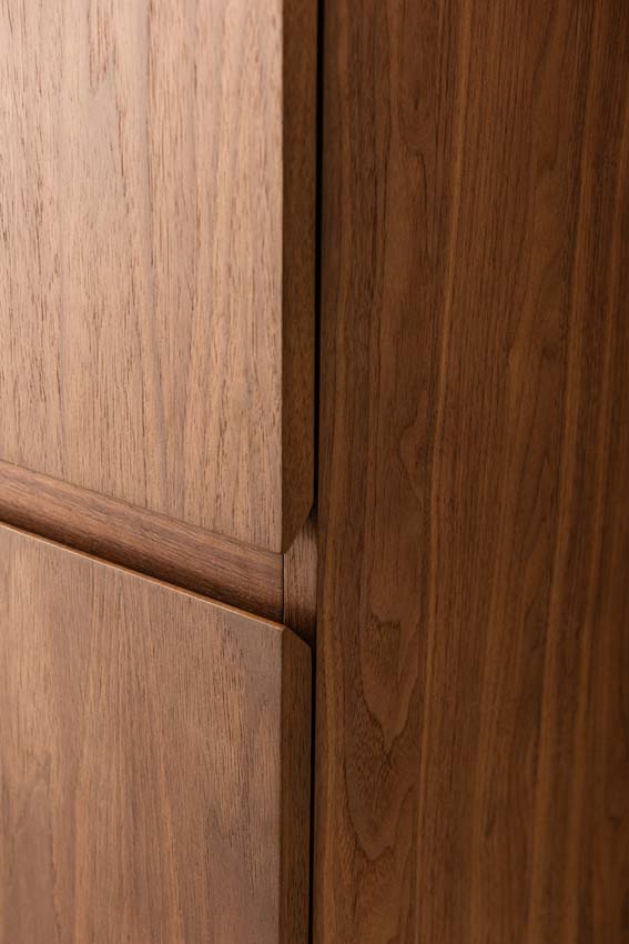 Kolomkast Falco walnoot 400 x 350 x 1700 mm