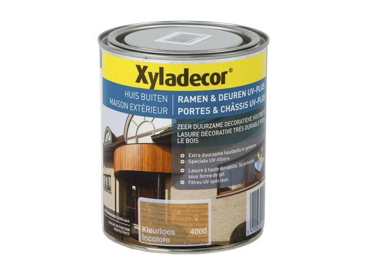 Xyladecor lasure portes & châssis UV-plus 0,75l incolore
