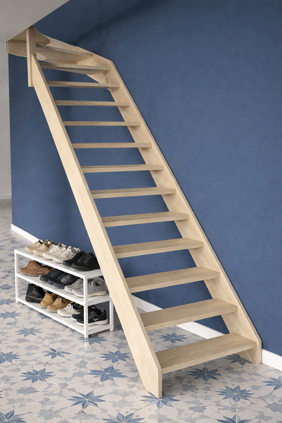 Molenaarstrap Bonn Evolution maxi met kwartslag links boven H340xB80cm