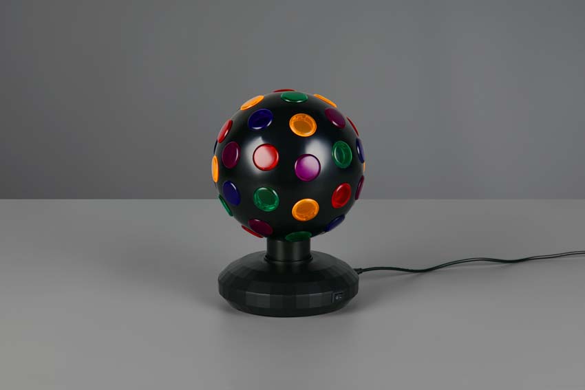 Lampe de table - Noir - Ø15cm - LED - 1x1W - 3000K