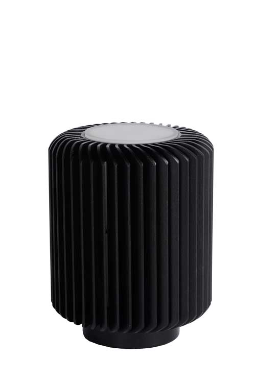 Lucide TURBIN - Lampe de table - LED - 1x5W 3000K - Noir