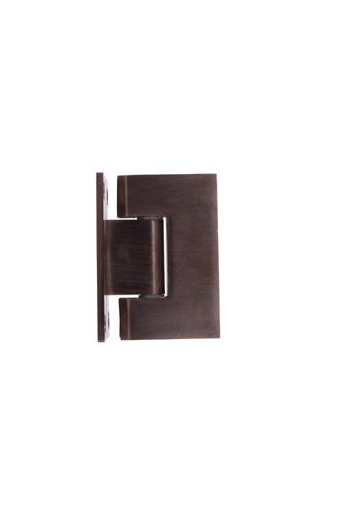 Porte intérieure vitrée simple Sky Black verre noir sur mesure - charnières bronze