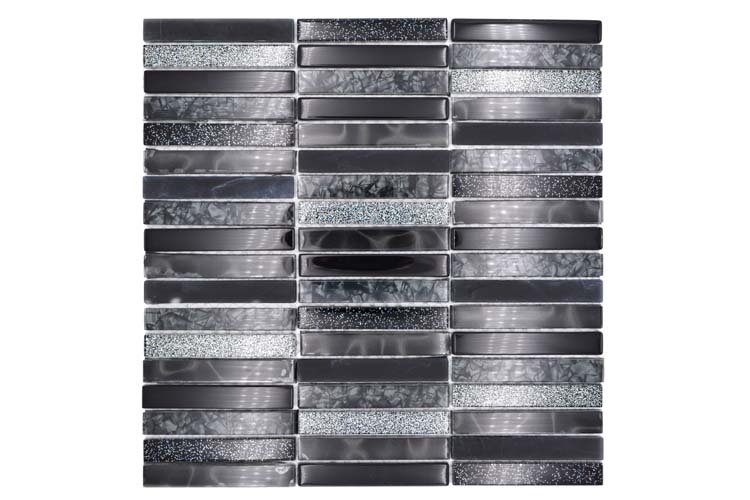 Mozaïek Crystal Night glanzend 29,8x30,4cm