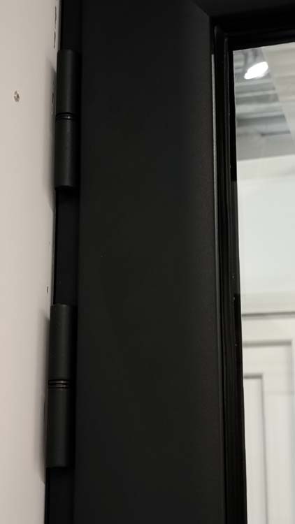 Buitendeur alu Aveiro zwart R 960X2180 mm
