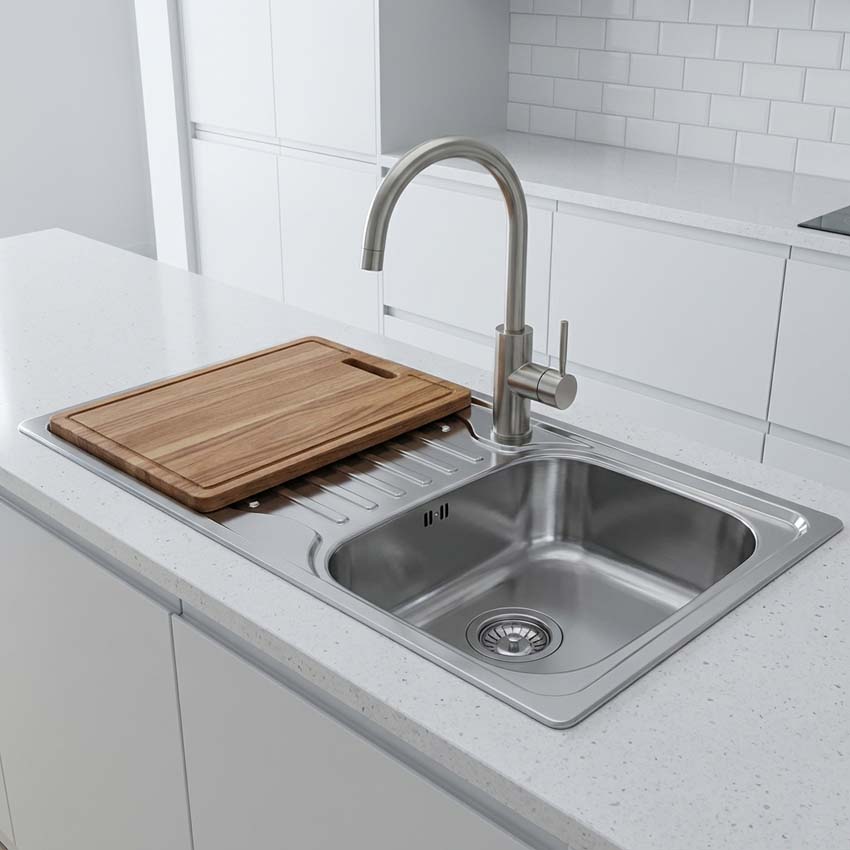 Spoelbak Franke Antea inox 89x50cm