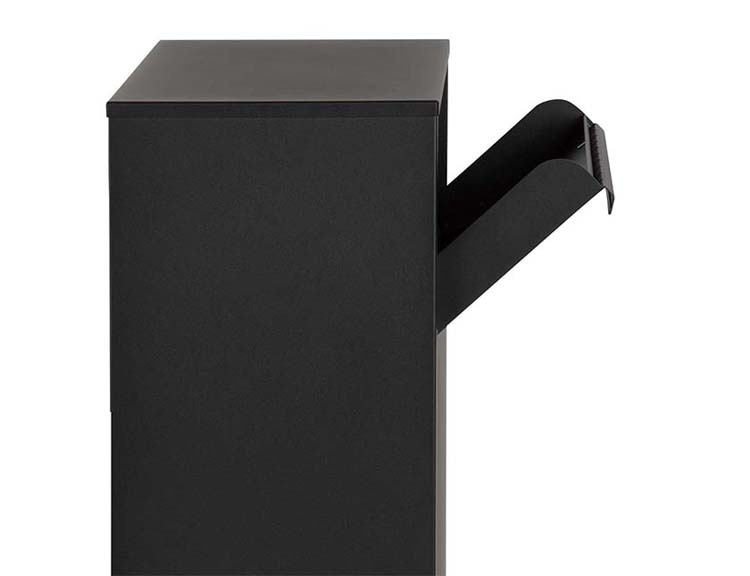 Boîte à colis Gijs noire avec serrure à chiffres