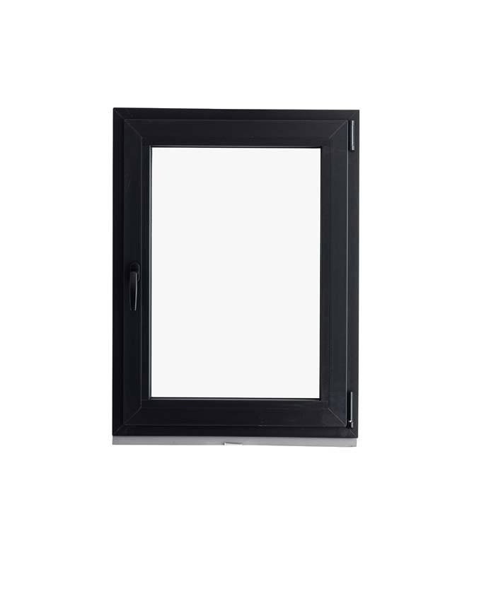 1-VAN Châssis oscillo-battant pvc Elegant noir/noir B750xH1000 mm D 1-VAN Châssis oscillo-battant pvc Elegant noir/noir B750xH1000 mm D