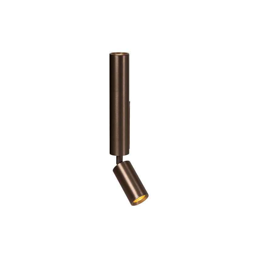 Lucide Essential Otimo - Wandspot/wandlamp - 2xGU10 (MR16) - Koffie