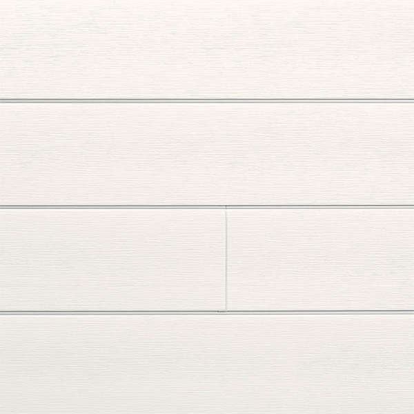 Sidings Dumaclin gevelbekleding in PVC homogeen wit 185x2400mm