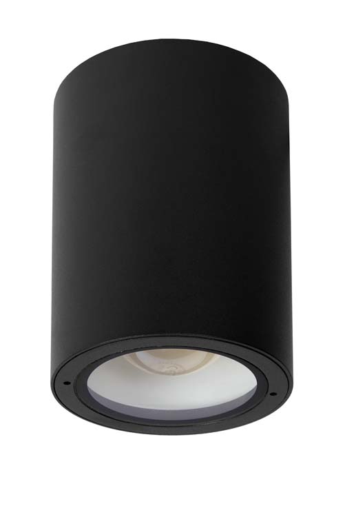 Spot plafond Extérieur - Ø 10,8 cm - 1xE27 - IP54 - Noir