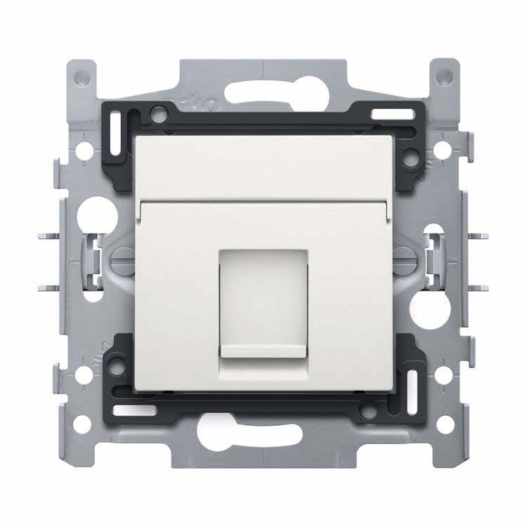 Prise bipolaire 1x UTP cat5 original white Prise bipolaire 1x UTP cat5 original white