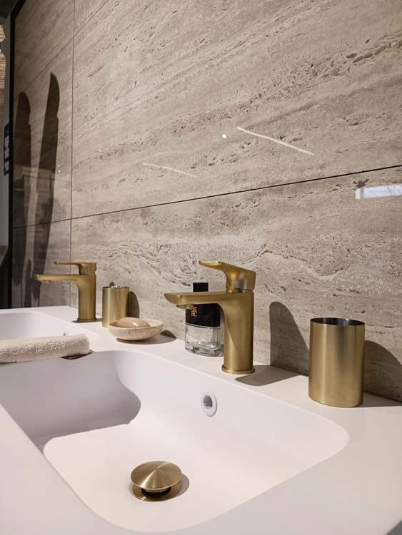 Vloer- en wandtegel Lillystone travertin 60x120cm