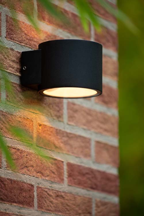 Lucide OXFORD - Applique murale Extérieur - 1xG9 - IP54 - Noir