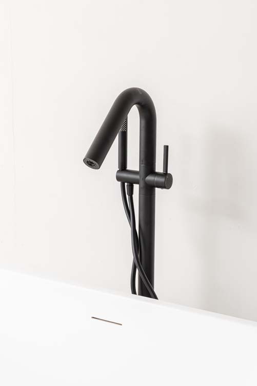 Vrijstaand bad Hot mat wit 170x80cm