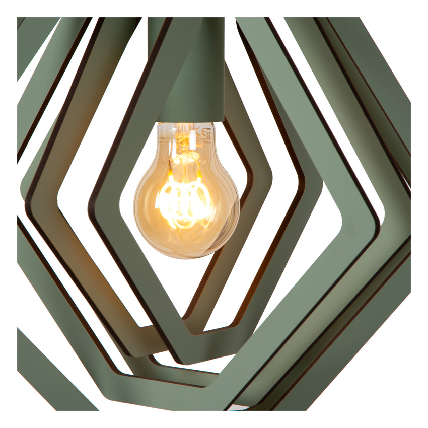 Lucide Mauro - Suspension pour chambre denfant - 1xE27 - Vert