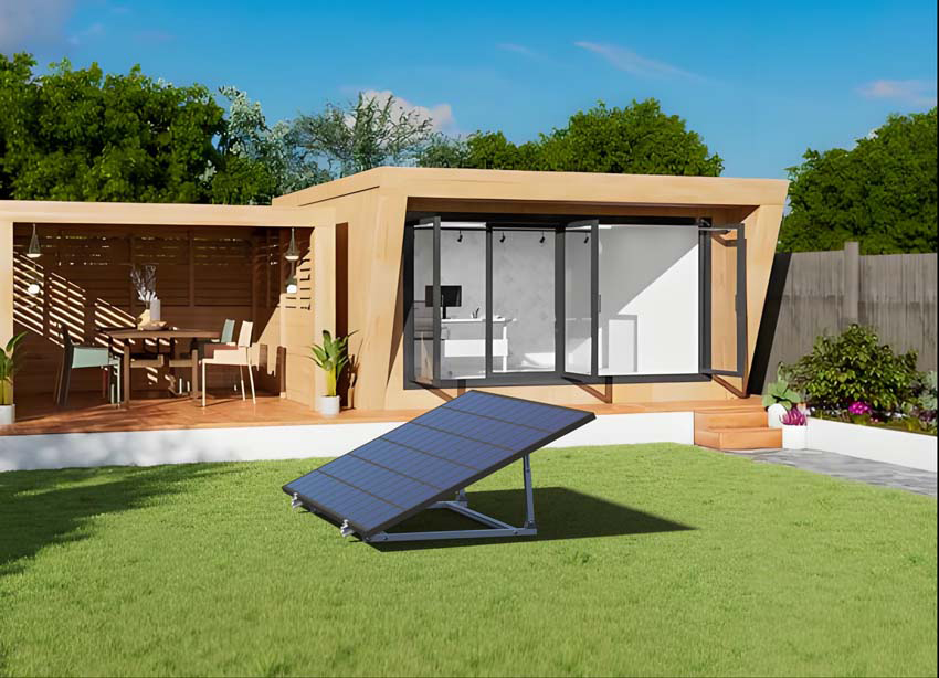 Set van zonnepanelen 800W full black - plug & play - vrijstaand of balkonmontage - incl omvormer + 2 kabels met connector