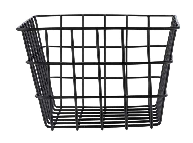 Panier de rangement Wenko Viana noir mat