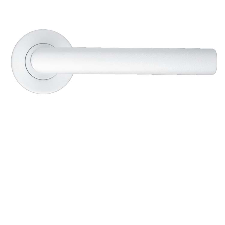 Poignée de porte pro belluno 19mm blanc sans rosace