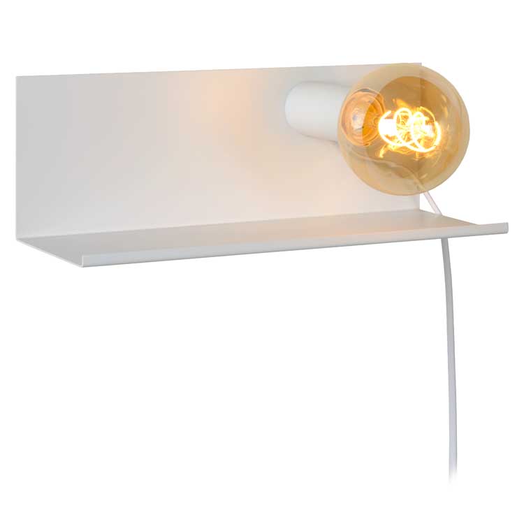 Lucide SEBO - Bedlamp - E27 - Wit