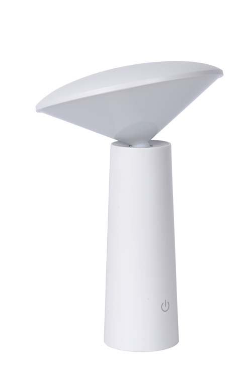 Lampe de table extérieure - blanc - Ø13,7cm - dimmable - LED - 4W - 6500K - IP44