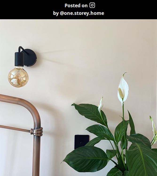 Applique murale - noir - 20x10x13cm - E27 - 40W