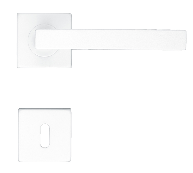 Poignée de porte pro blanc Tivoli 12cm