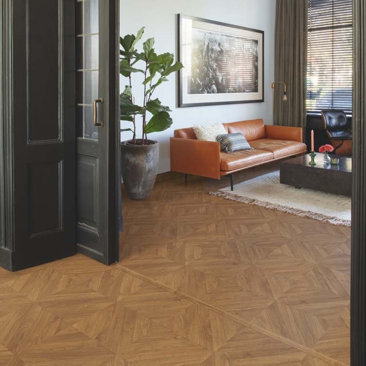 Échantillon Quick-Step Impressive patterns Chêne chevron marron