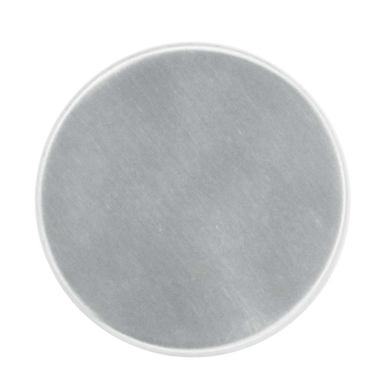 Blinde rozet rond inox plus